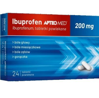 IBUPROFEN APTEO MED 200 mg 24 tabletki
