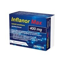 Ibuprofen Zentiva 400 mg, 50 tabletek powlekanych