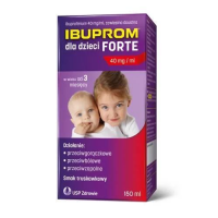 Ibuprom dla Dzieci Forte 0,2 g/5ml, 150 ml KRÓTKA DATA 31.12.2026