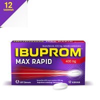 IBUPROM MAX RAPID 400 mg 12 tabletek