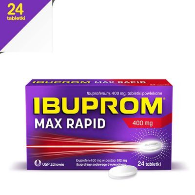 IBUPROM MAX RAPID 400 mg 24 tabletki