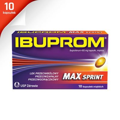 IBUPROM MAX SPRINT 10 kapsułek