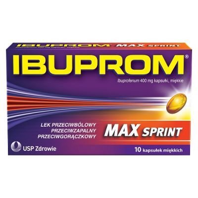 IBUPROM MAX SPRINT 10 kapsułek