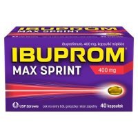 Ibuprom Max Sprint 400 mg, 40 kapsułek