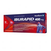 IBURAPID 400 mg 10 tabletek