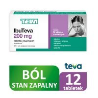 IBUTEVA 200 mg 12 tabletek