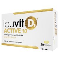 Ibuvit D3 Active 10, 10 mcg, 30 kapsułek miękkich
