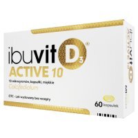 Ibuvit D3 Active 10, 10 mcg, 60 kapsułek miękkich