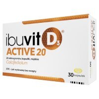 Ibuvit D3 Active 20 mcg, 30 kapsułek miękkich
