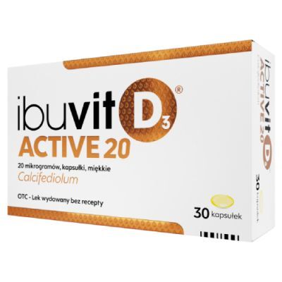 Ibuvit D3 Active 20 mcg, 30 kapsułek miękkich
