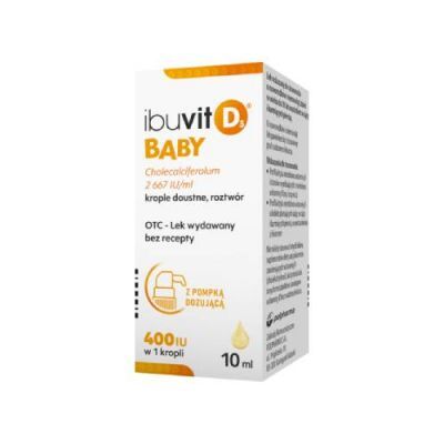 Ibuvit D3 Baby 2 667 IU/ml krople doustne roztwór, 10 ml