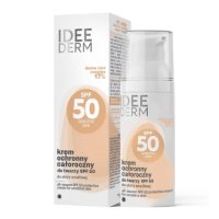 Idee Derm Całoroczny krem ochronny do twarzy SPF50 do skóry wrażliwej, 50 ml
