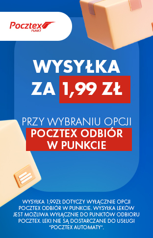 Wysyłka Pocztex za 1,99 zł PG