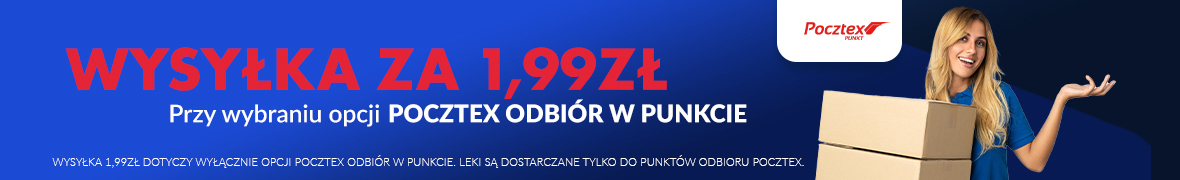 Wysyłka Pocztex za 1,99 zł