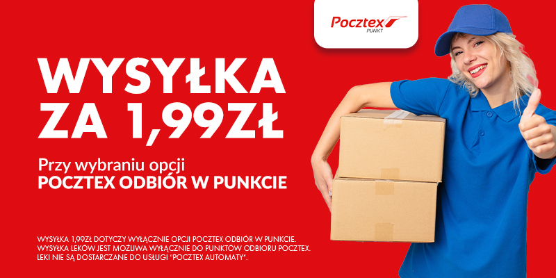 Wysyłka Pocztex za 1,99 zł [BNK]