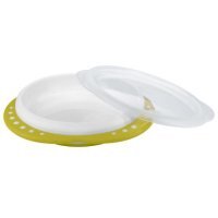 NUK Easy Learning Talerzyk z przykrywką 8m+ zielony (255.049), 1 sztuka