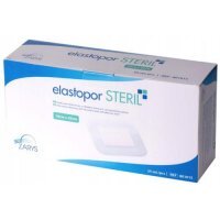 ELASTOPOR Steril Opatrunek jałowy z wkładem chłonnym 10x20cm, 25szt.