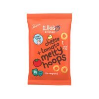 Ella's Kitchen BIO Chrupiące krążki z serem i pomidorami, 20g