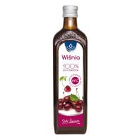 OLEOFARM Wiśnia 100% sok z owoców wiśni, 490ml
