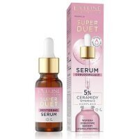 EVELINE Super Duet Serum odbudowujące do twarzy 5% Ceramidy Witamina E, 18ml