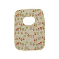 AKUKU Śliniak na rzep - DUŻY A1360 Żółty Pies