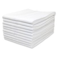 EGA KIDS Pielucha tetrowa biała 40/80cm, 10 szt.