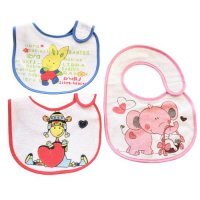 Libra-Babies Śliniaki bawełniane trójpak Zwierzęta