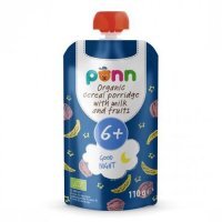 SALVEST PÕNN BIO Mleczna owsianka na dobranoc z owocami, 110g