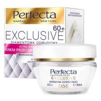 PERFECTA Exclusive Diamentowa Odbudowa Krem ultra-wygładzający na dzień i noc 60+, 50ml