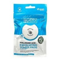 BEAUTY FORMULAS Złuszczające płatki do oczyszczania twarzy Kwas hialuronowy i Grejpfrut, 30szt.