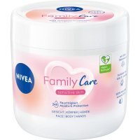 NIVEA Family Care Lekki krem nawilżający do ciała, twarzy i dłoni, 450ml