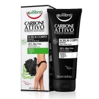 Equilibra Oczyszczający peeling do ciała z aktywnym węglem, 200ml