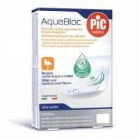 PIC AquaBloc Pooperacyjny plaster antybakteryjny 5x7cm, 5szt.
