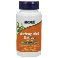 NOW Astragalus Extract 500mg, 90 kapsułek