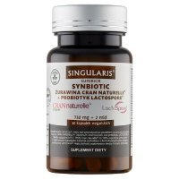 Singularis Superior Synbiotic Żurawina Cran Naturelle + Probiotyk Lactospore, 30 kaps.