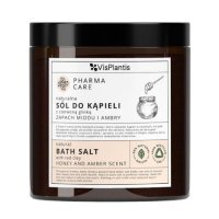 Vis Plantis Pharma Care Sól do kąpieli z czerwoną glinką Miód i Ambra, 800g