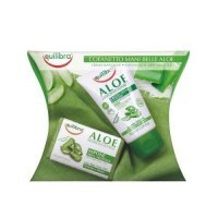 EQUILIBRA ALOESOWY Zestaw do pielęgnacji dłoni Krem do rąk, 75ml + Mydło, 100g
