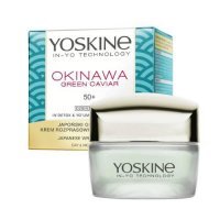 YOSKINE Okinawa Green Caviar 50+ Japoński glow-lifting Krem rozprasowujący zmarszczki na dzień i noc, 50ml