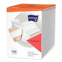 MATOPAT Classic 6cmx10cm Plaster na tkaninie, 100 szt.