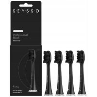 SEYSSO Carbon Professional Końcówki wymienne do szczoteczki sonicznej, 4szt.