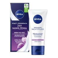 NIVEA 24h Nawilżenia Kojąco-regenerujący krem na noc, 50ml