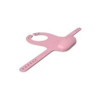 Everyday Baby Śliniak silikonowy z kieszonką różowy