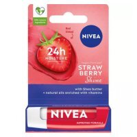 NIVEA Pomadka Strawberry Shine 5,5ml