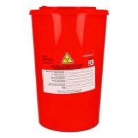 NEUPLAST Pojemnik na odpady medyczne 2L czerwony