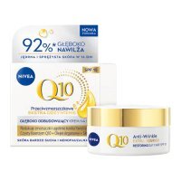 NIVEA Q10 krem przeciwzmarszczkowy do cery dojrzałej i  wymagającej SPF 15, 50ml