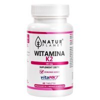 Witamina K2MK7 100 mcg NaturPlanet, 60 tabl.