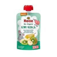 HOLLE Bio Organic Mus owocowy gruszka, banan i kiwi, 100g