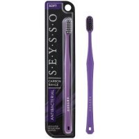 SEYSSO Carbon Antibacterial Manualna szczoteczka do zębów, 1szt.