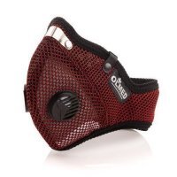 Maska Ochronna Olmed bordowa 1+1 filtr rozmiar S
