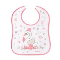 BABYONO Śliniak frotte Łabędź 9m+ - 1 sztuka